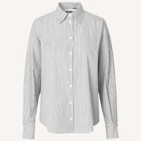 Clayton Shirt - White/Blue Stripe