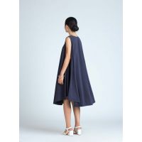 Jade Tent Sleeveless Dress - Dark Blue