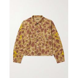 Camouflage-Print Cotton-Twill Jacket