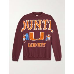 Big Kountry Printed Cotton-Jersey Sweatshirt