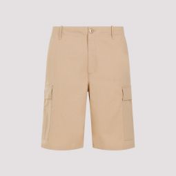 Cotton Workwear Shorts - Nude/Neutrals