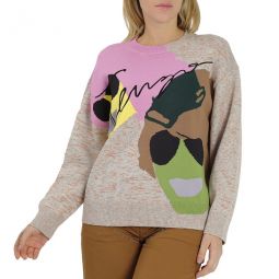 Tribute Intarsia Crewneck Jumper, Size X-Small