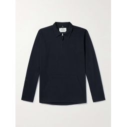 Derby Cotton-Blend Jersey Half-Zip Sweatshirt