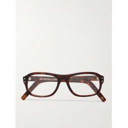 + Cutler and Gross Square-Frame Tortoiseshell Acetate Optical Glasses
