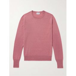 Cashmere and Linen-Blend Sweater