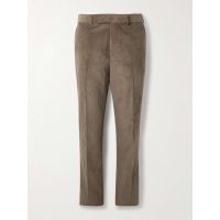 Tapered Cotton-Corduroy Trousers