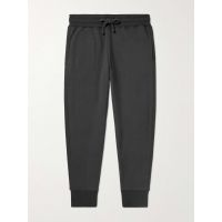 Tapered Logo-Embroidered Cotton and Cashmere-Blend Jersey Sweatpants