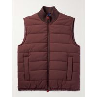 Padded Quilted Twill Gilet