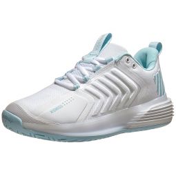 KSwiss Ultrashot 3 White/Blue Glow Womens Shoes