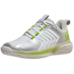 KSwiss Ultrashot 3 White/Grey/Lime Woms Shoe