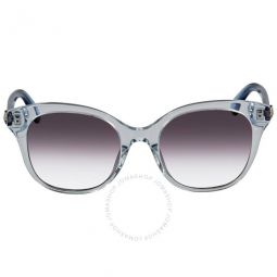 Grey Shaded Blue Cat Eye Ladies Sunglasses