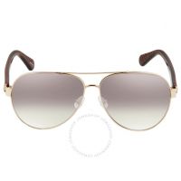 Brown Mirror Gradient Pilot Ladies Sunglasses