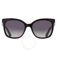 Dark Gray Gradient Square Ladies Sunglasses