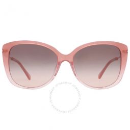 Grey Fuschia Cat Eye Ladies Sunglasses