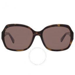 Polarized Bronze Butterfly Ladies Sunglasses