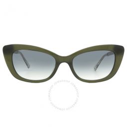 Green Shaded Cat Eye Ladies Sunglasses