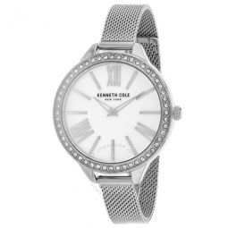 Classic White Dial Ladies Watch