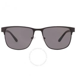 Smoke Rectangular Mens Sunglasses