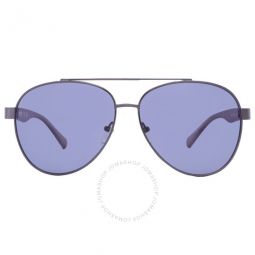 Blue Pilot Mens Sunglasses