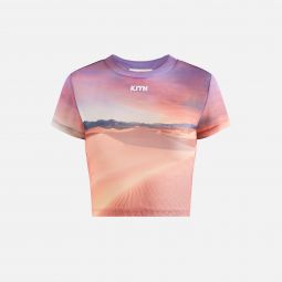 Kith Women Desert Sunset Mulberry Mesh Tee