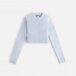 Kith Women Sloane Cropped Plush Rib Sweater