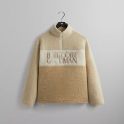 Kith for Bergdorf Goodman Heavy Sherpa Quarter Zip