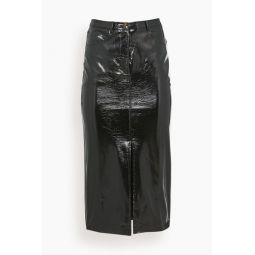 Penny Midi Skirt in Black