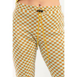 Checkered Canyon Pant - Mint/Ginger
