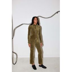 Canyon Scallop Pant - Olive Branch