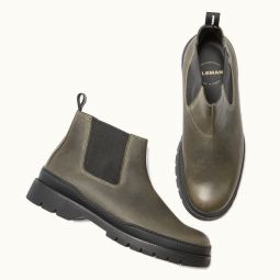 Escadron leather boots - Kaki