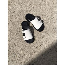 Hublot Veg tanned sandals - White