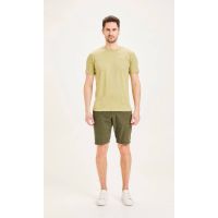 Knowledge Cotton Apparel Chuck Baby Cord Shorts - Forrest Green