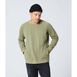 Crewneck Pocket Sweatshirt - Green