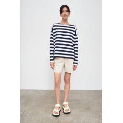 Breton Sweater - Navy/White Stripe