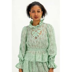 Lace Sirsna Top - Green