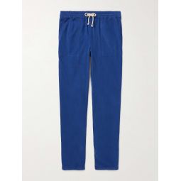 Beach Tapered Cotton-Corduroy Drawstring Trousers