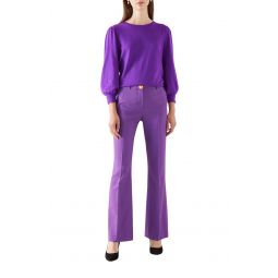 Lk Bennett Diana Knitted Top - Purple