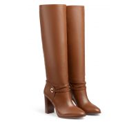SHELBY KNEE BOOTS - Tan