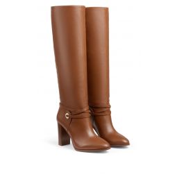 SHELBY KNEE BOOTS - Tan