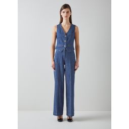 AMI TROUSERS - MID INDIGO