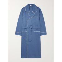 Belted Linen Robe