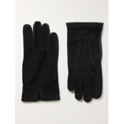 Damon Baby Cashmere-Lined Suede Gloves