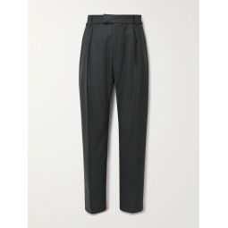Reinga Straight-Leg Wish Wool and Cashmere-Blend Trousers