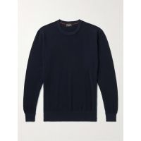 Slim-Fit Cotton and Silk-Blend Sweater
