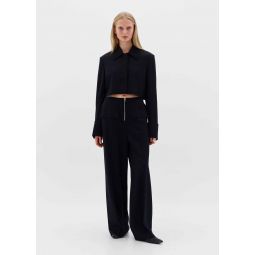SS24 Pocket Wide Trousers - Black