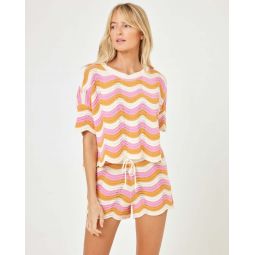L*Space Make Waves Sweater - Catching Sun