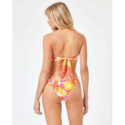 L*Space Eco Chic Econyl Rocky Bikini Bottom - Bliss/Blossom