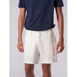 Maciel Linen Shorts - Off White