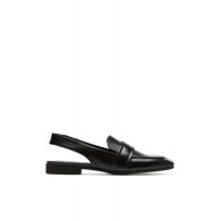 Renelle Leather Loafers - Black