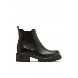 Colin Leather Bootie - Black